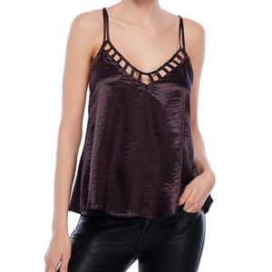 NWT Free People Silk Top